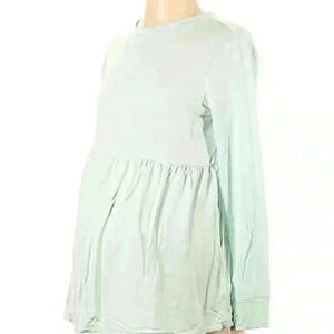 Motherhood maternity mint green long sleeve top